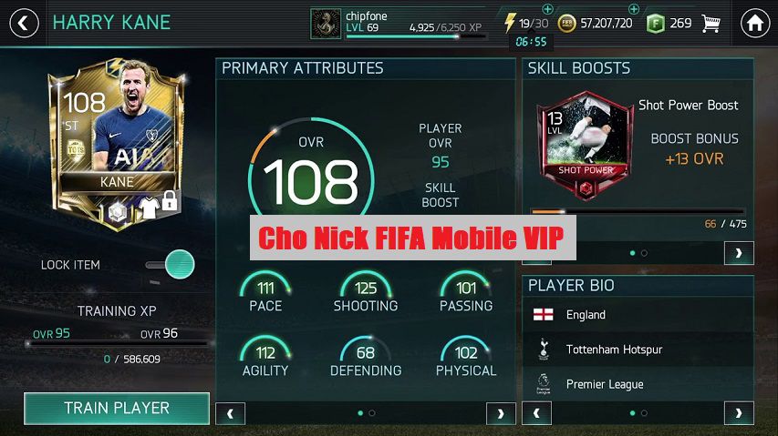 Cho Nick FIFA Mobile VIP 2022 Mới Nhất – Share acc FIFA Mobile [NEW]